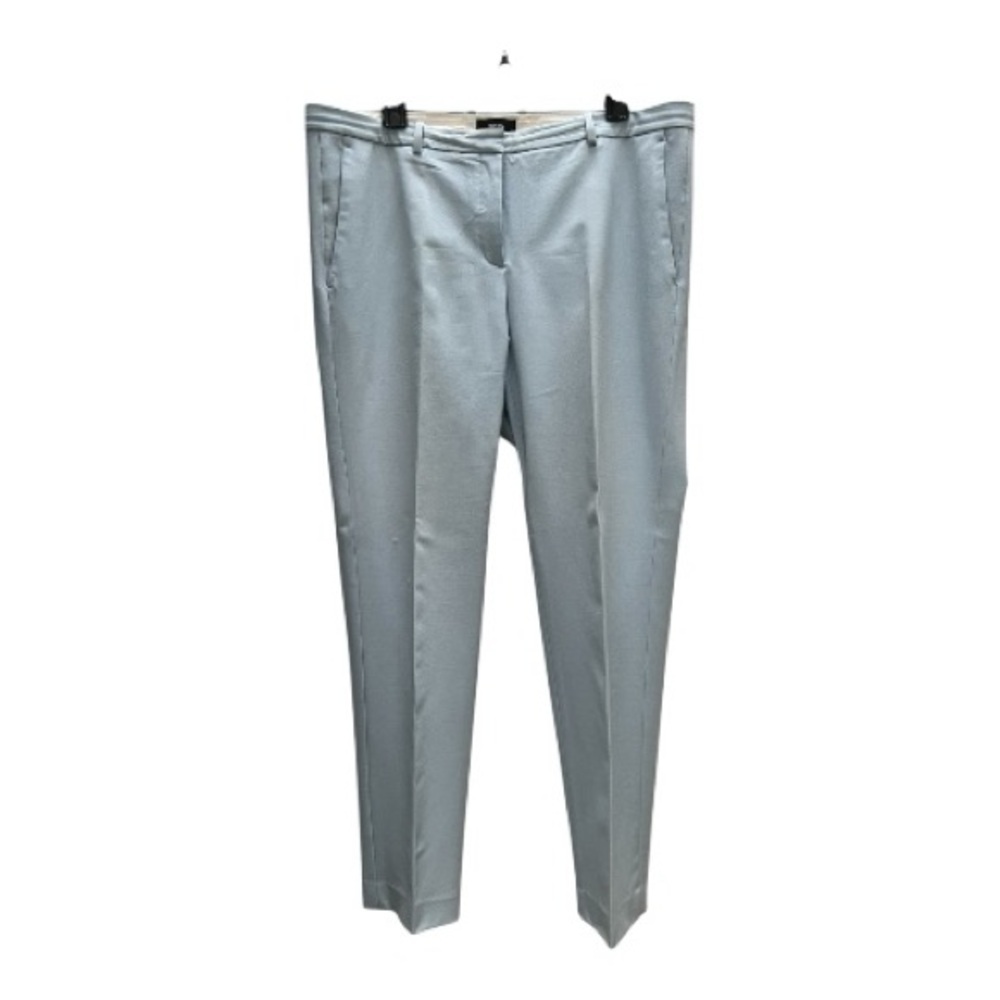 Theory Baby Blue Straight Leg Pant / Trouser - Size 12 - Like New